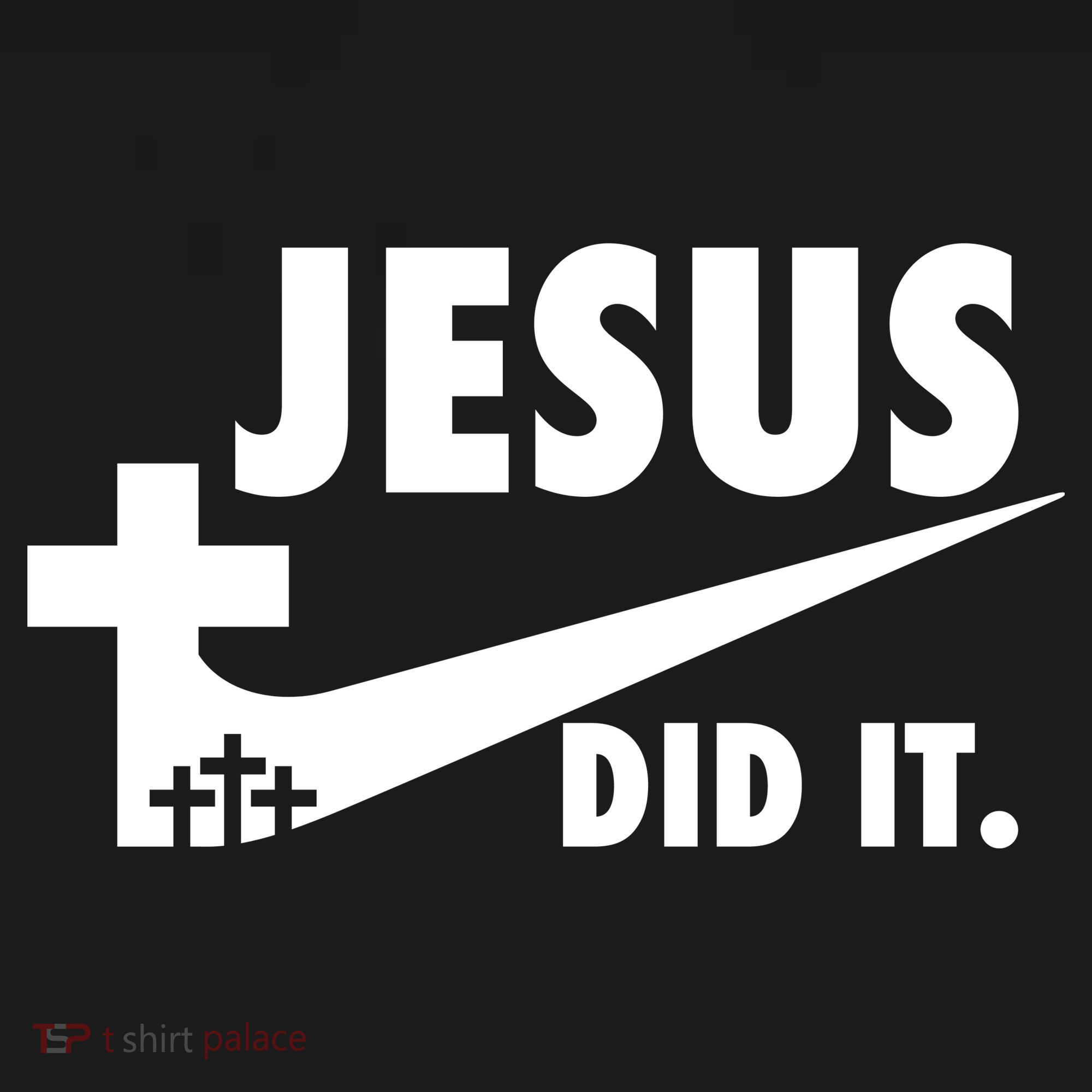 Jesus Did It Faith Cross Christian Women's Tank Top