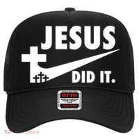 Jesus Did It Faith Cross Christian Hat thumb 0