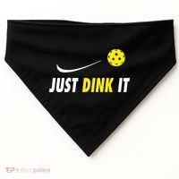 Just Dink It Funny Pickleball USA-Made Doggie Bandana thumb 0