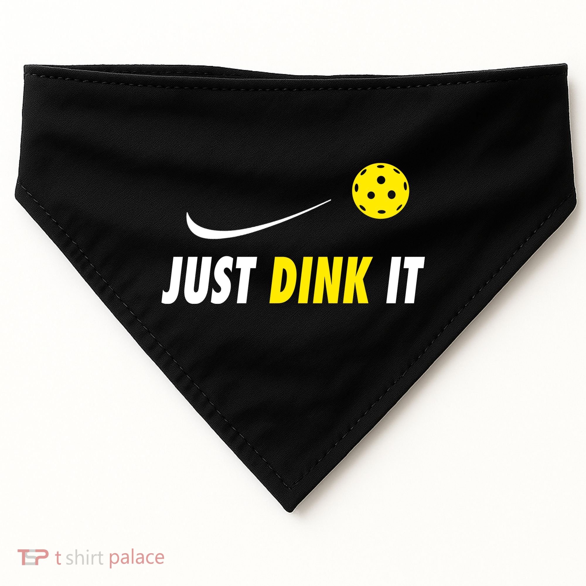 Just Dink It Funny Pickleball USA-Made Doggie Bandana