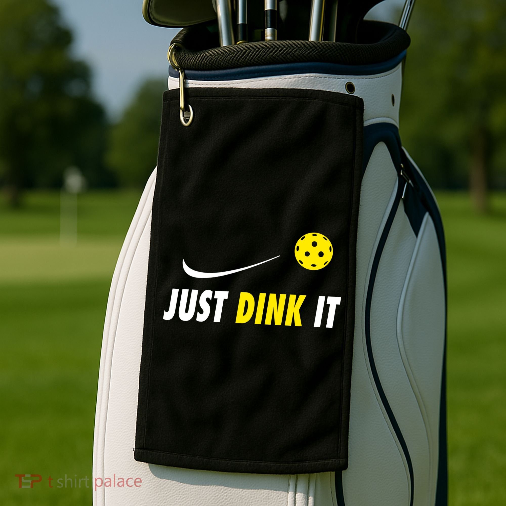 Just Dink It Funny Pickleball Golf Towel