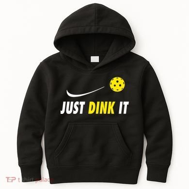 Just Dink It Funny Pickleball Kids Hoodie