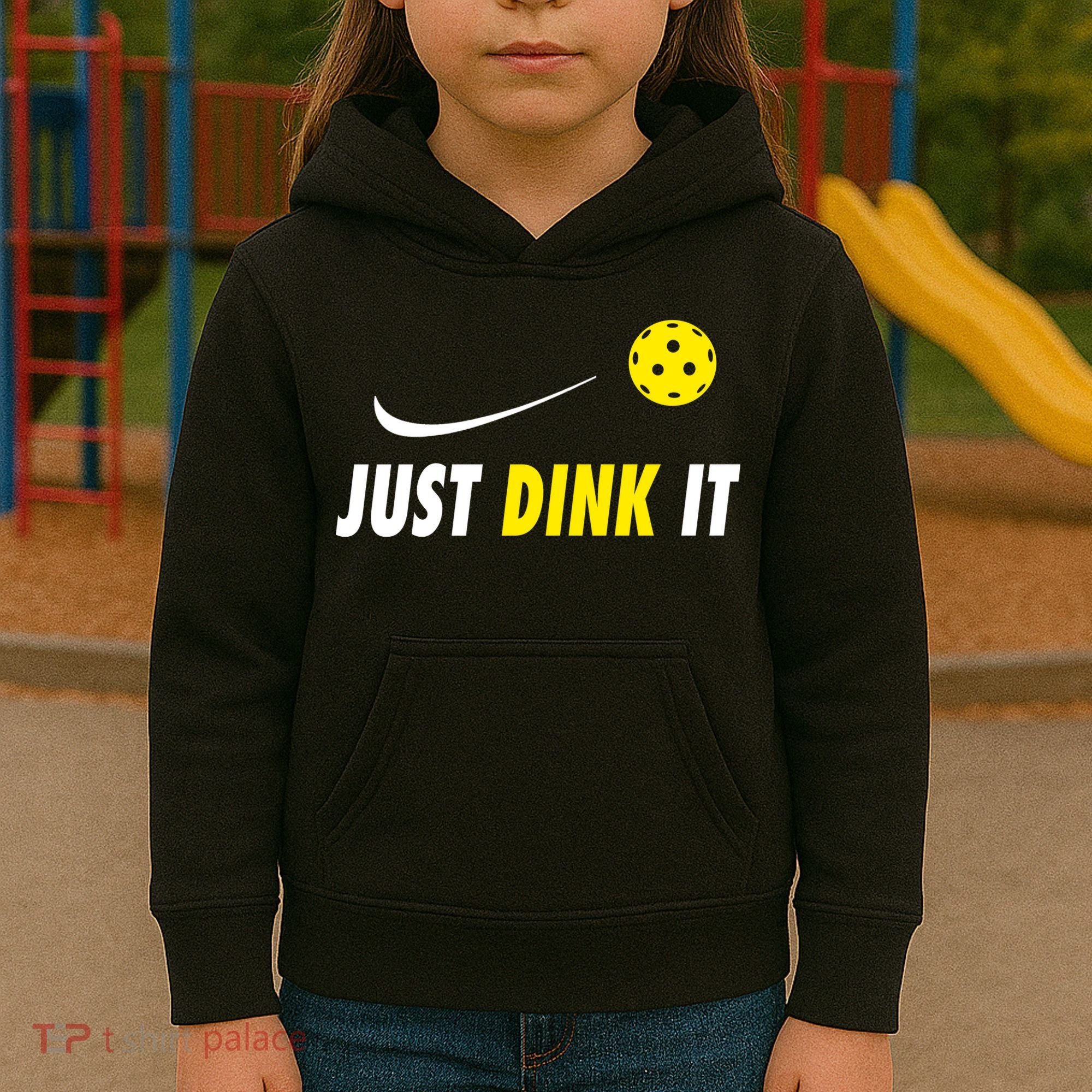 Just Dink It Funny Pickleball Kids Hoodie