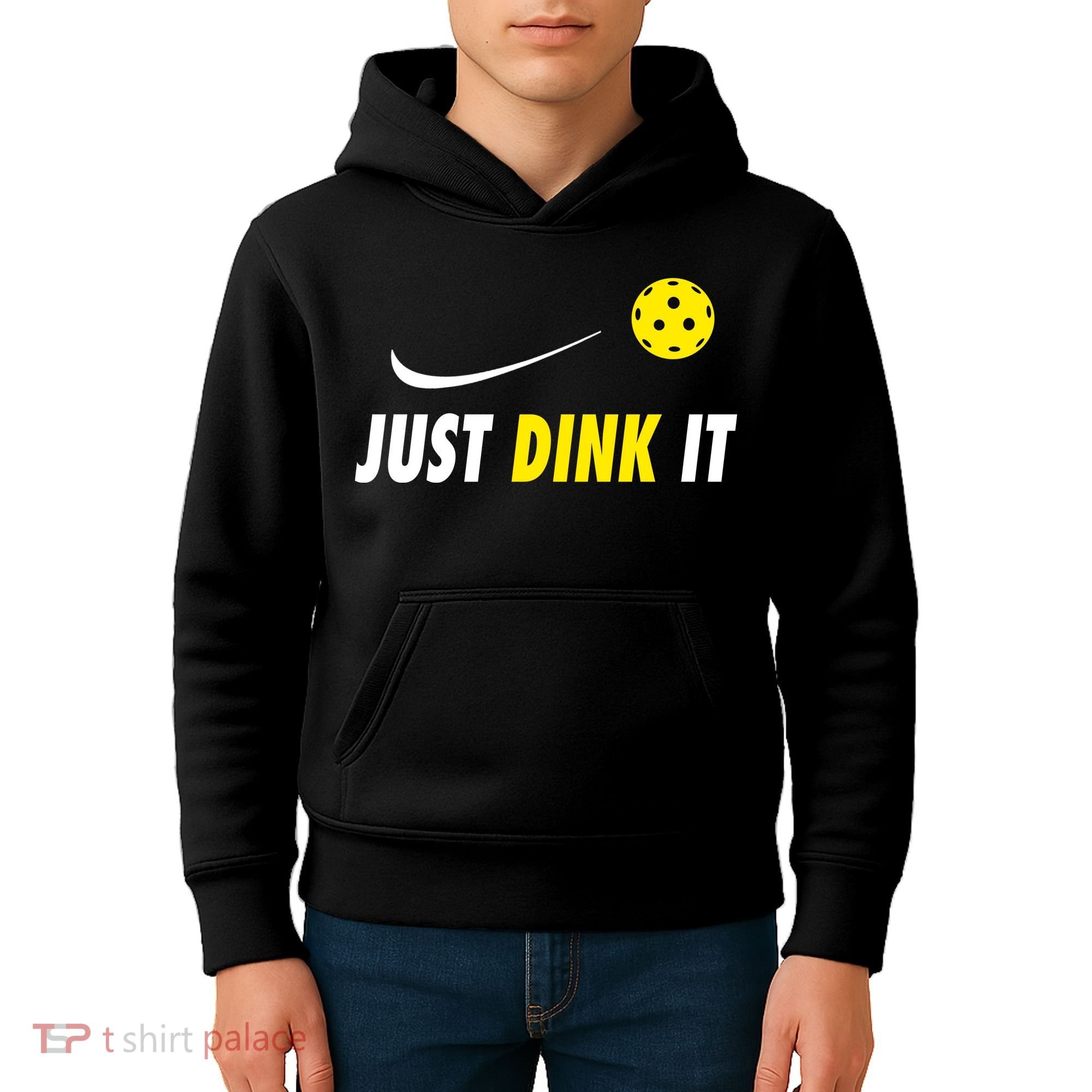 Just Dink It Funny Pickleball Kids Hoodie