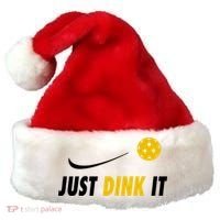 Just Dink It Funny Pickleball Santa Hat thumb 0