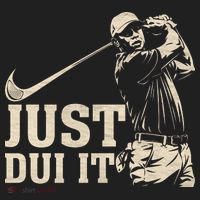 Just Dui It Funny Golf Parody Women's Sweatshirt thumb 2