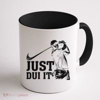 Just Dui It Funny Golf Parody Coffee Mug thumb 1