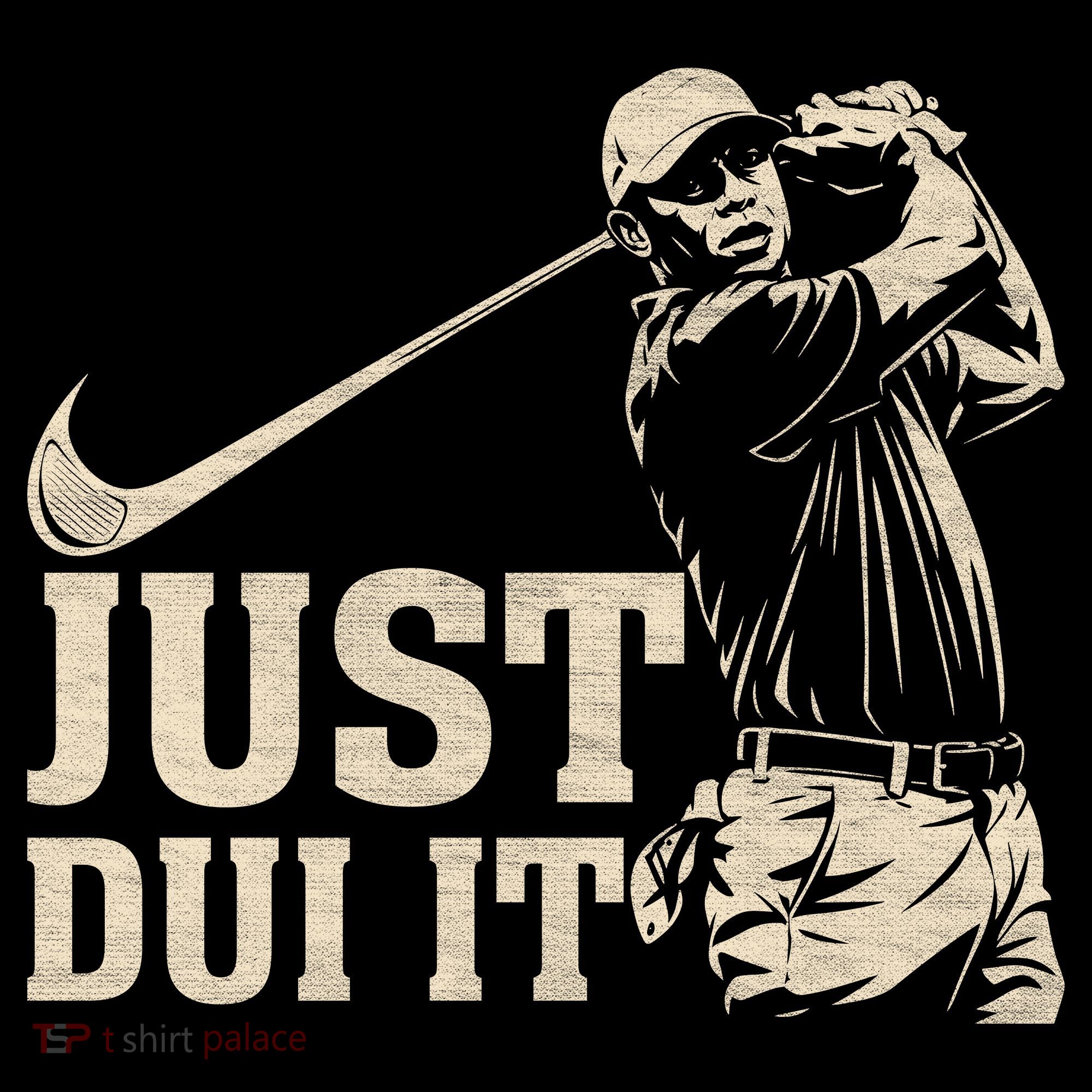 Just Dui It Funny Golf Parody Women's Hoodie