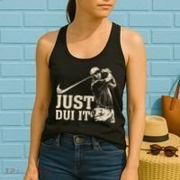 Just Dui It Funny Golf Parody Women's Tank Top thumb 2