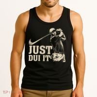 Just Dui It Funny Golf Parody Tank Top thumb 3