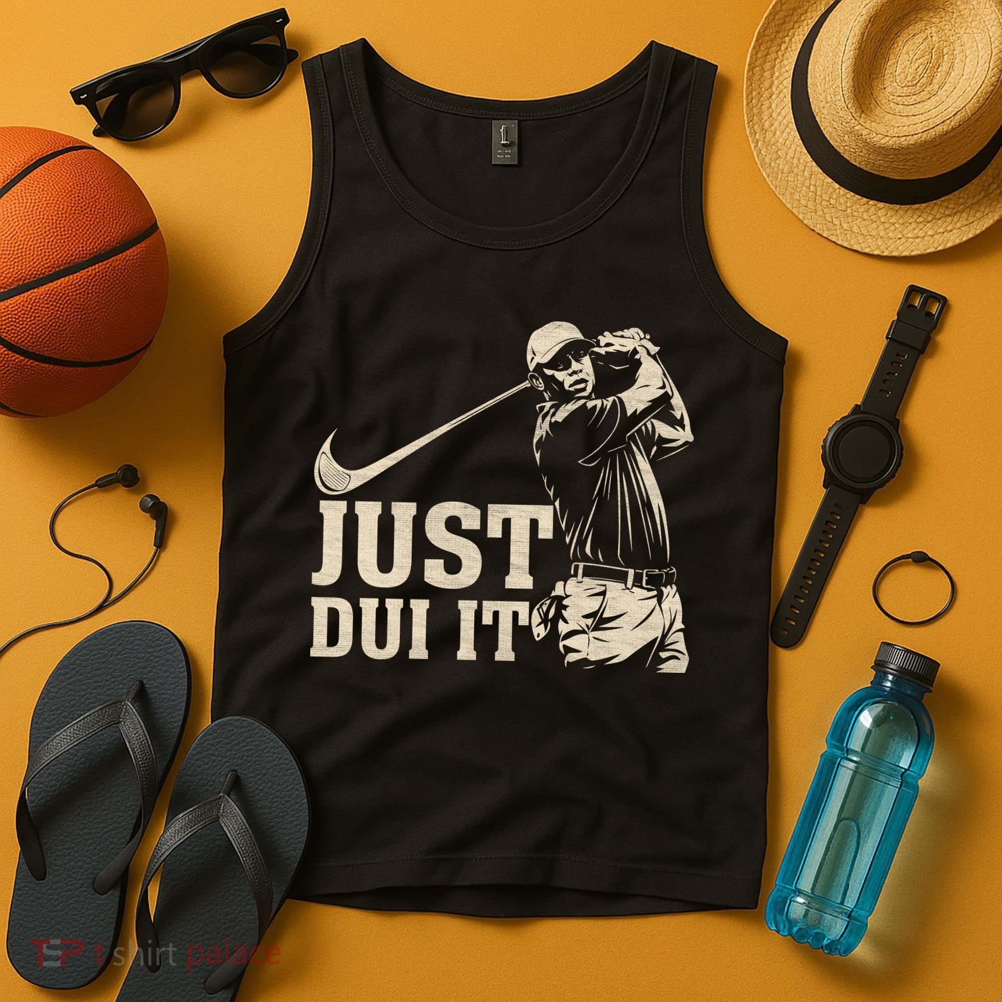 Just Dui It Funny Golf Parody Tank Top
