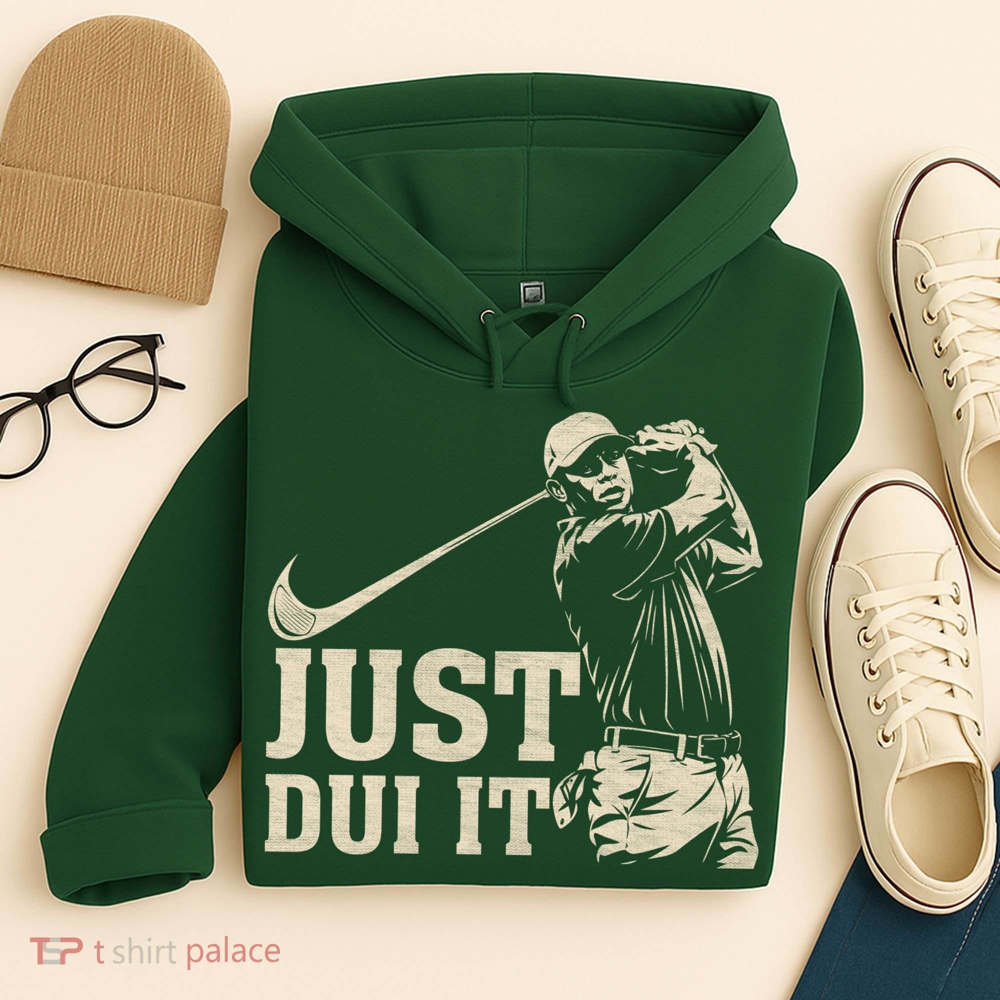 Just Dui It Funny Golf Parody Hoodie