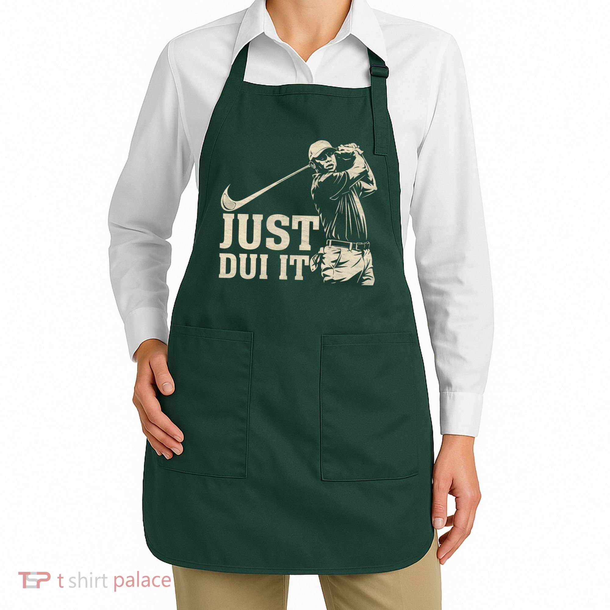 Just Dui It Funny Golf Parody Apron