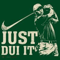 Just Dui It Funny Golf Parody Sweatshirt thumb 3