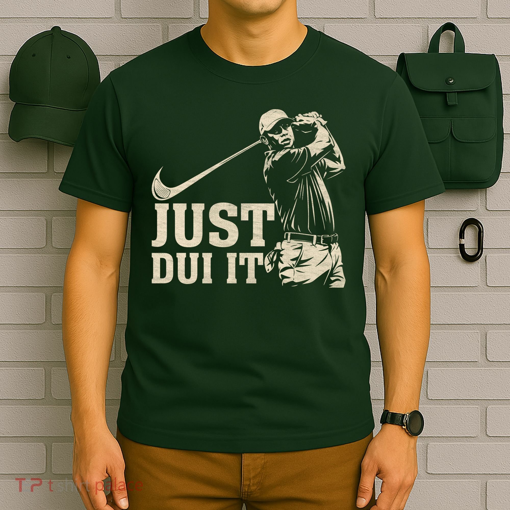 Just Dui It Funny Golf Parody T-Shirt