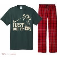 Just Dui It Funny Golf Parody Pajama Set thumb 0
