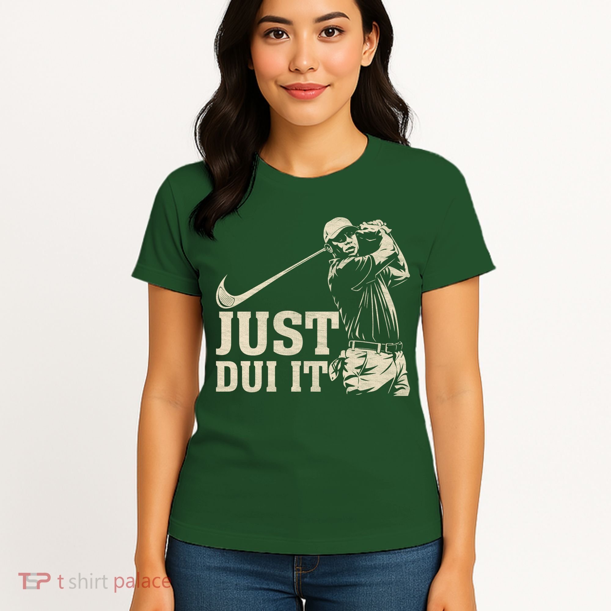 Just Dui It Funny Golf Parody Women's T-Shirt