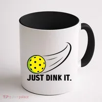 Just Dink It Funny Pickleball Meme Coffee Mug thumb 1