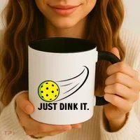 Just Dink It Funny Pickleball Meme Coffee Mug thumb 3