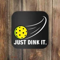 Just Dink It Funny Pickleball Meme Coaster thumb 0