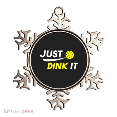 Just Dink It Pickleball Ornament