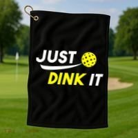 Just Dink It Pickleball Golf Towel thumb 1