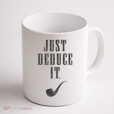 Just Deduce It Coffee Mug back