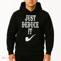 Just Deduce It Funny Retro Hoodie thumb 2