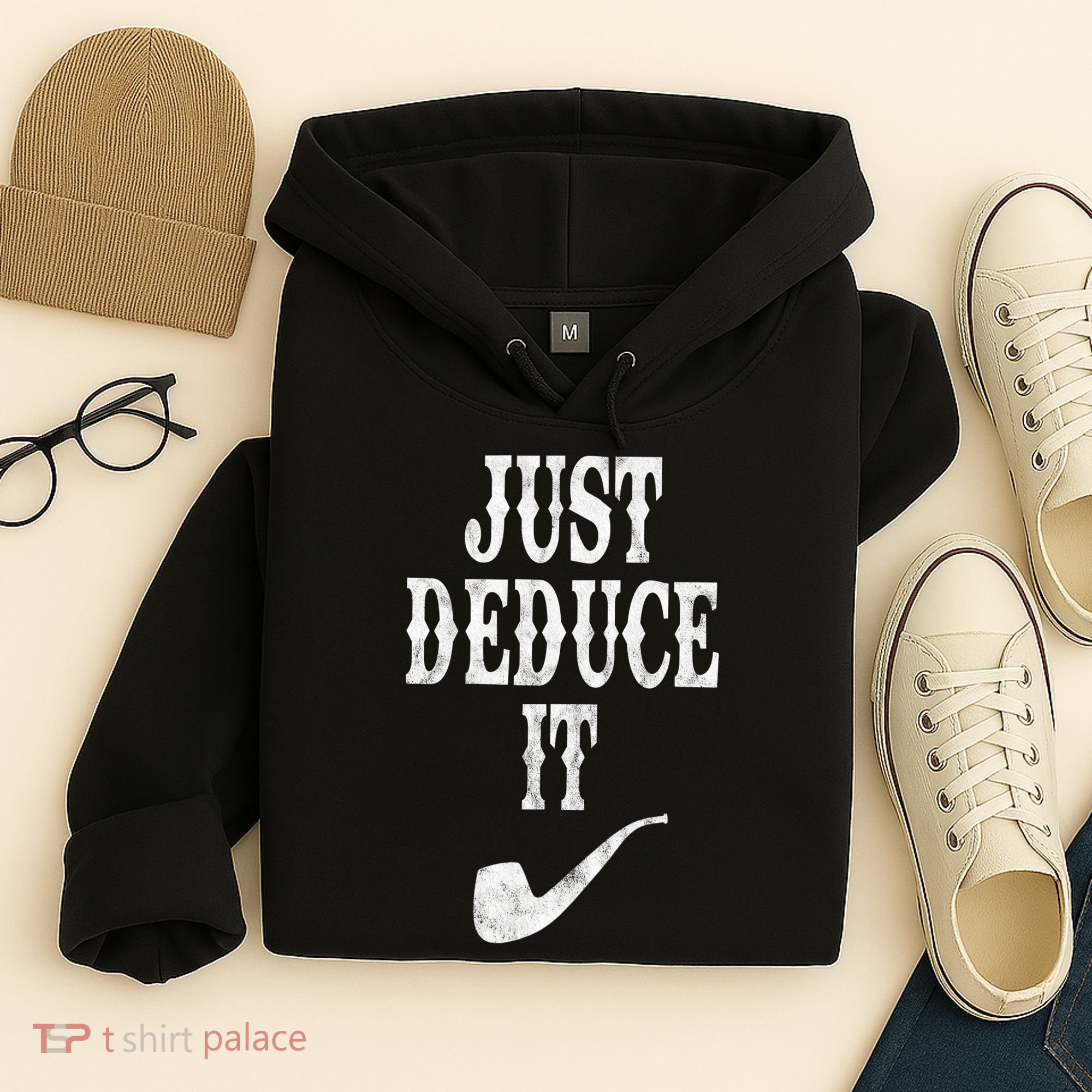 Just Deduce It Funny Retro Hoodie
