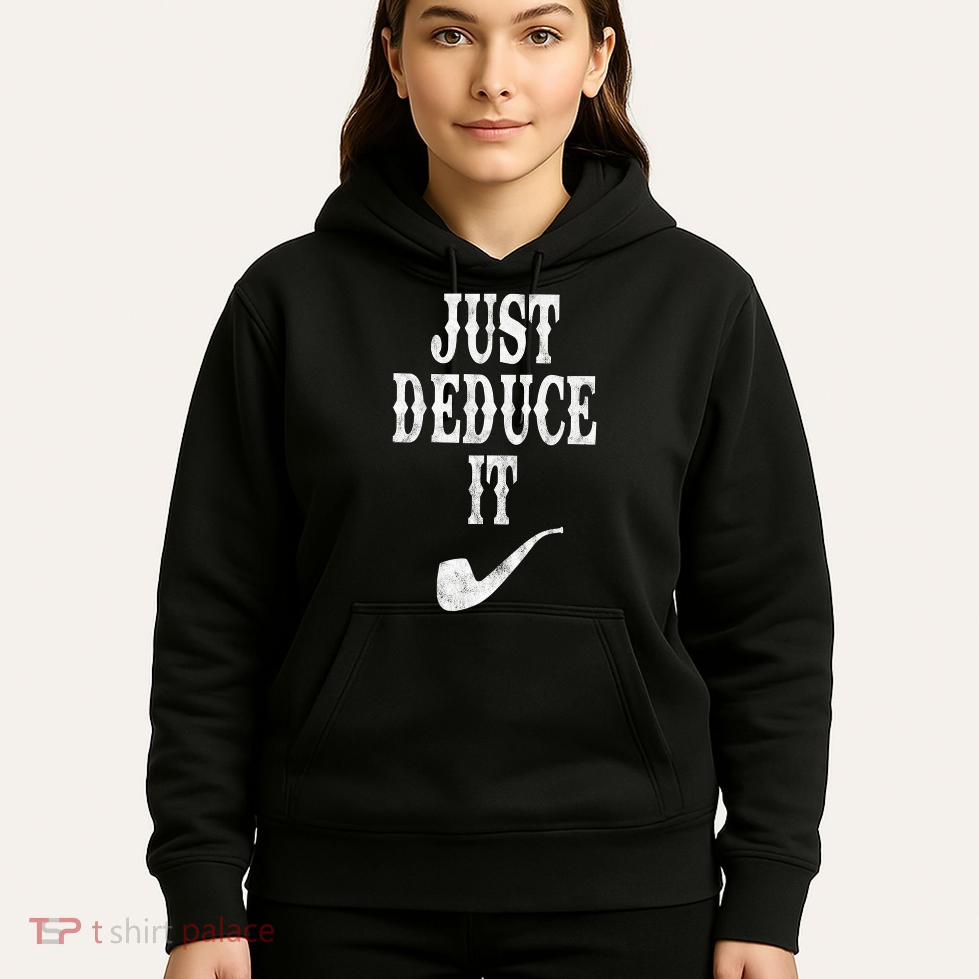 Just Deduce It Funny Retro Hoodie
