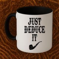Just Deduce It Funny Retro Coffee Mug thumb 2