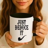 Just Deduce It Funny Retro Coffee Mug thumb 3