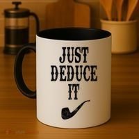 Just Deduce It Funny Retro Coffee Mug thumb 4