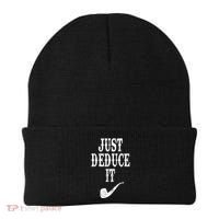 Just Deduce It Funny Retro Beanie thumb 0