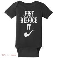 Just Deduce It Funny Retro Baby Bodysuit thumb 0