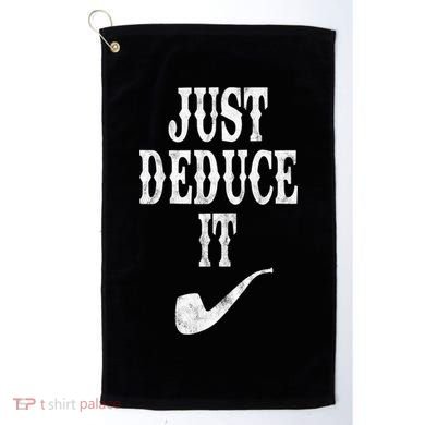 Just Deduce It Funny Retro Golf Towel