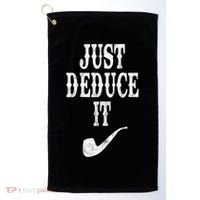 Just Deduce It Funny Retro Golf Towel thumb 0