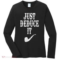 Just Deduce It Funny Retro Women's Long Sleeve Shirt thumb 0
