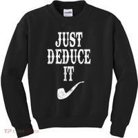 Just Deduce It Funny Retro Kids Sweatshirt thumb 0