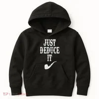 Just Deduce It Funny Retro Kids Hoodie thumb 0