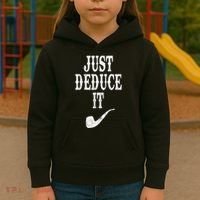 Just Deduce It Funny Retro Kids Hoodie thumb 3
