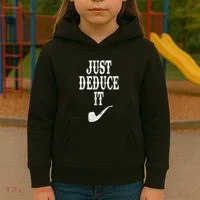 Just Deduce It Funny Retro Kids Hoodie thumb 3