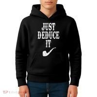 Just Deduce It Funny Retro Kids Hoodie thumb 4