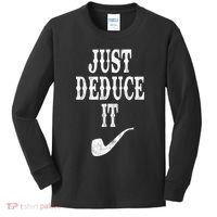Just Deduce It Funny Retro Kids Long Sleeve Shirt thumb 0