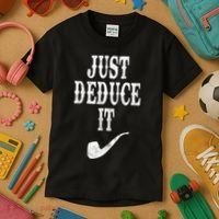 Just Deduce It Funny Retro Kids T-Shirt thumb 3