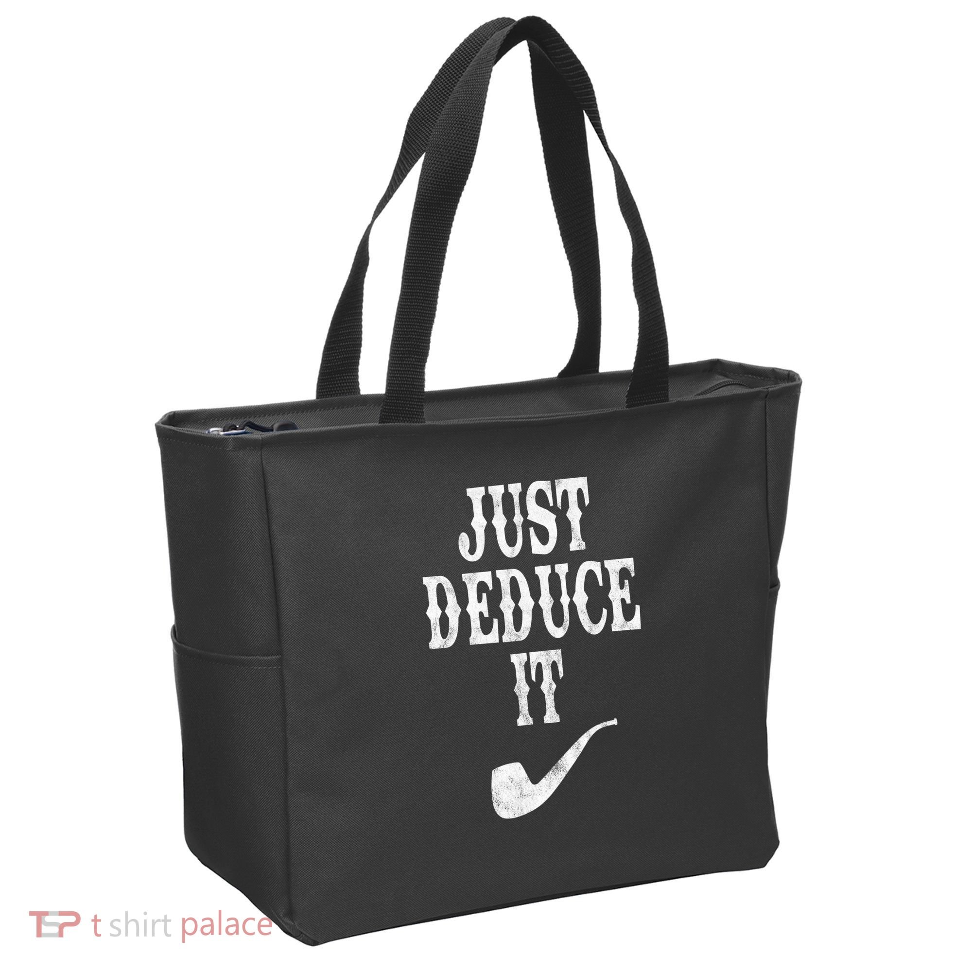 Just Deduce It Funny Retro Tote Bag