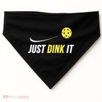 Just Dink It Funny Pickleball T USA-Made Doggie Bandana thumb 0