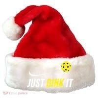 Just Dink It Funny Pickleball T Santa Hat thumb 0