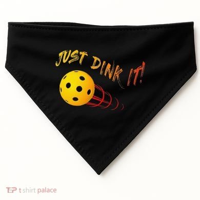 Just Dink It Funny Pickleball USA-Made Doggie Bandana