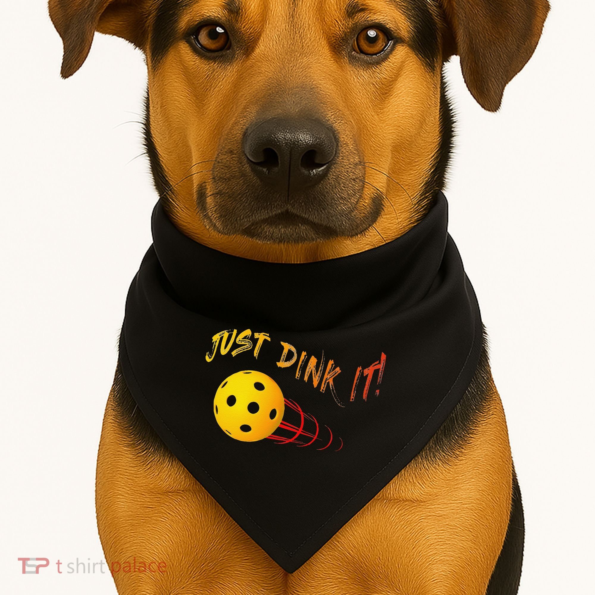 Just Dink It Funny Pickleball USA-Made Doggie Bandana